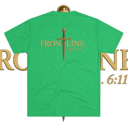 Saved but Not Soft Unisex Tri-Blend Crew Tee