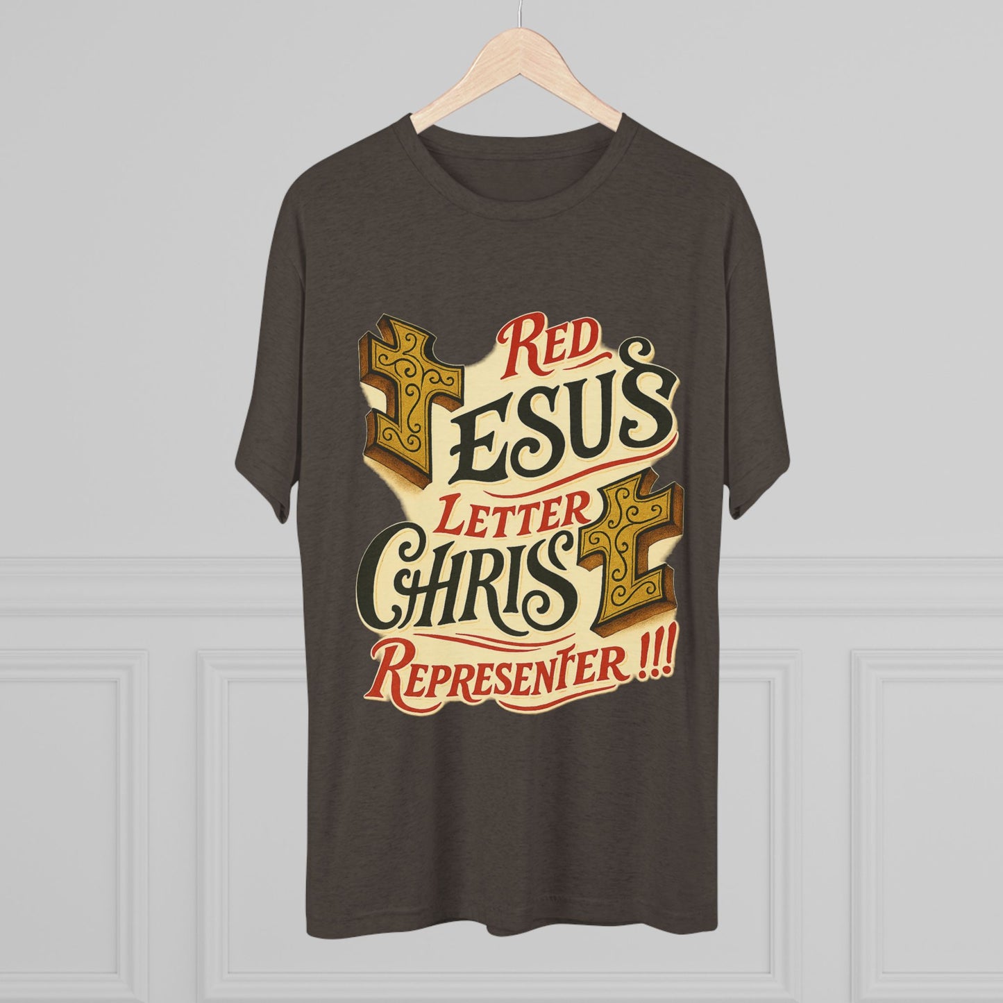 Red Letter Unisex Tri-Blend Crew Tee