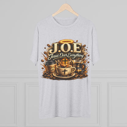 Jesus Over Everything Unisex Tri-Blend Crew Tee