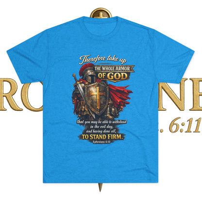 Armor of God Unisex Tri-Blend Crew Tee