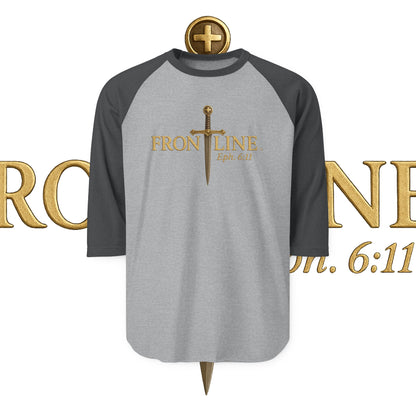 Unisex Frontline Three-Quarter Sleeve Raglan Shirt
