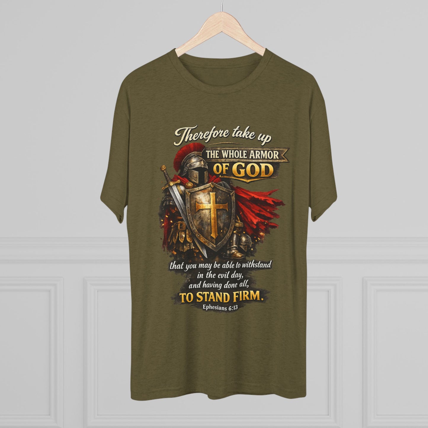 Armor of God Unisex Tri-Blend Crew Tee