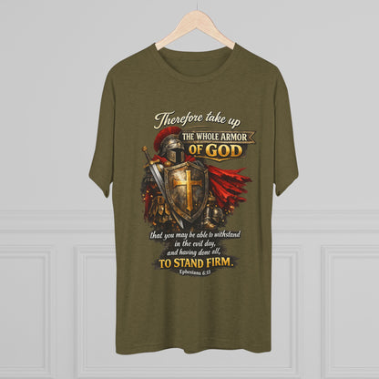 Armor of God Unisex Tri-Blend Crew Tee