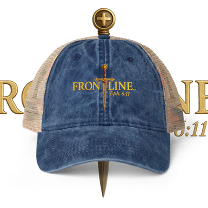 Frontline Women's Washed Mesh-Back Cap