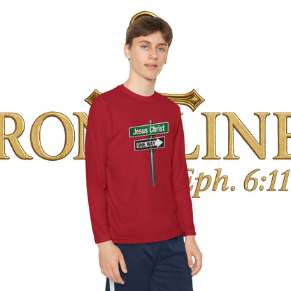 Youth Jesus is The Way Long Sleeve Competitor Tee