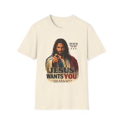 Jesus Wants You Unisex Softstyle T-Shirt