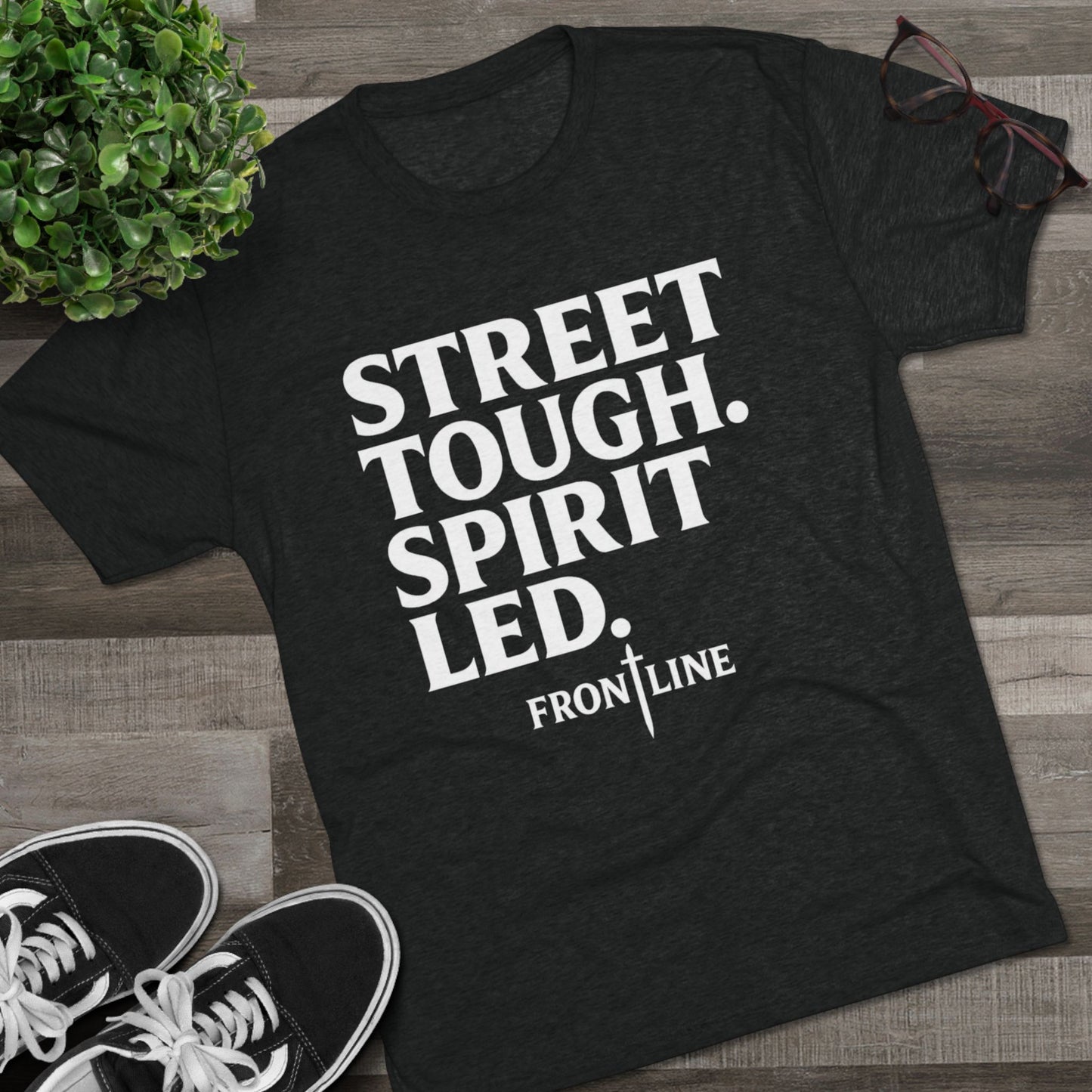 Street Tough Unisex Tri-Blend Crew Tee