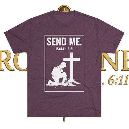 Send Me Unisex Tri-Blend Crew Tee