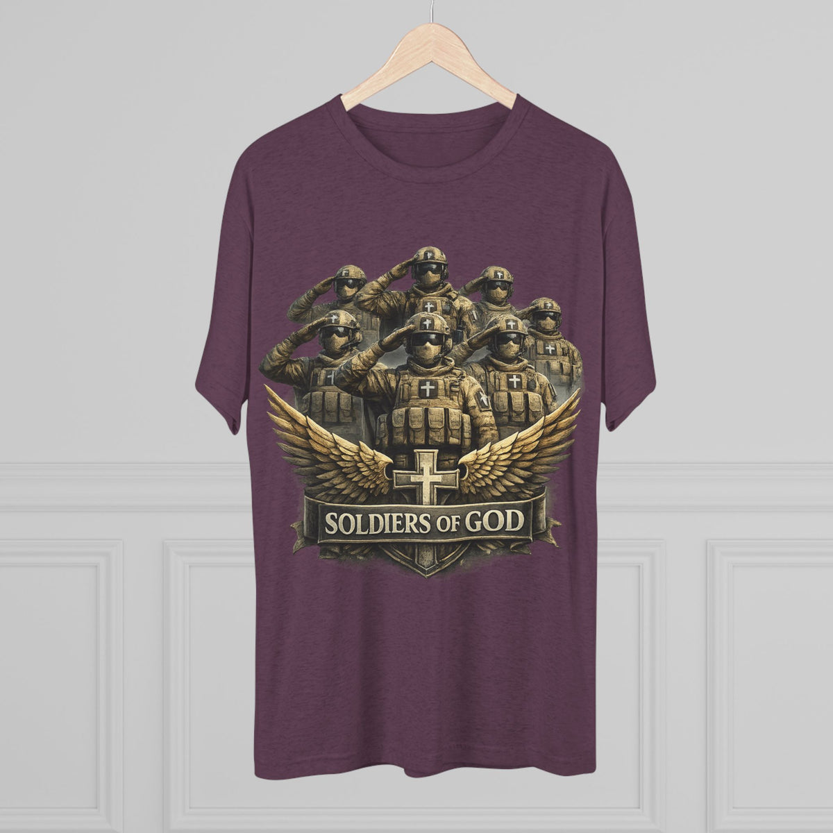 Salute Unisex Tri-Blend Crew Tee