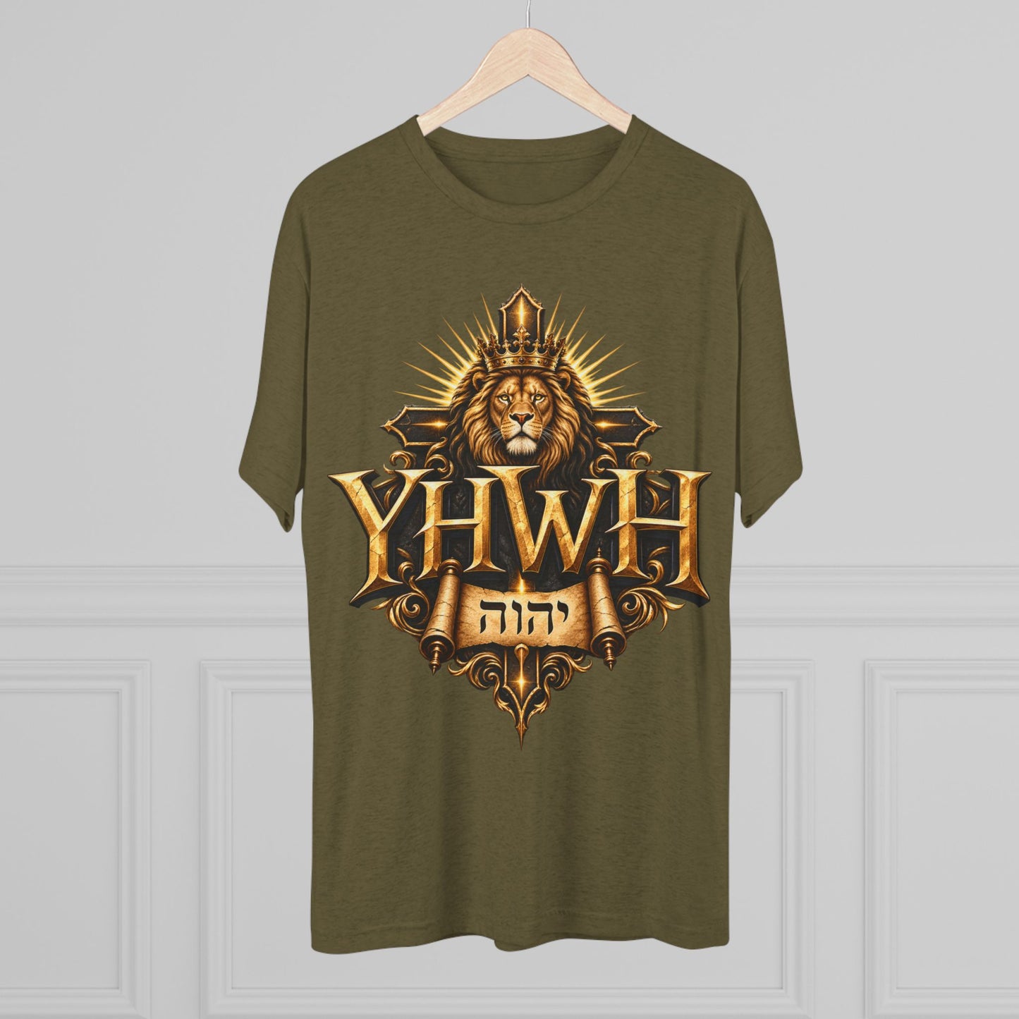 YHWH Unisex Tri-Blend Crew Tee