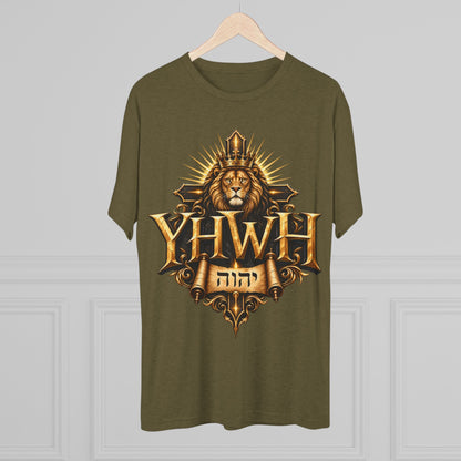 YHWH Unisex Tri-Blend Crew Tee