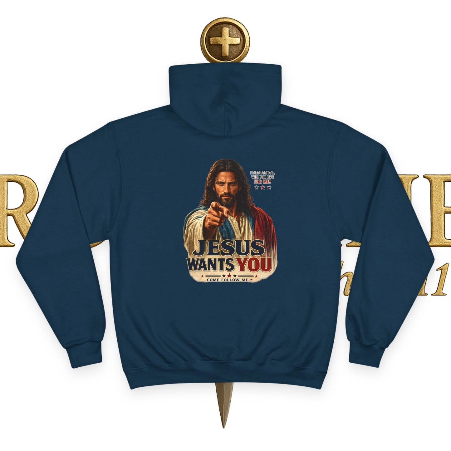 Jesus Wants You Champion Hoodie