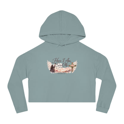 Send Me Women’s Cropped Hooded Sweatshirt