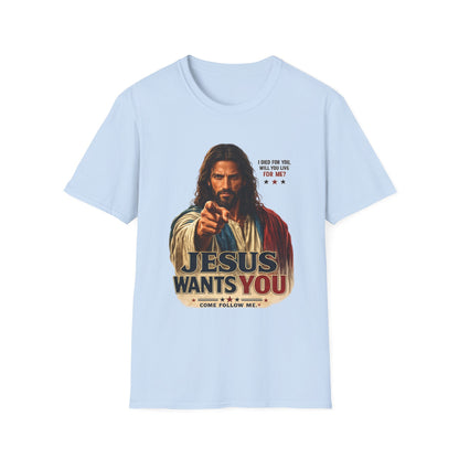 Jesus Wants You Unisex Softstyle T-Shirt