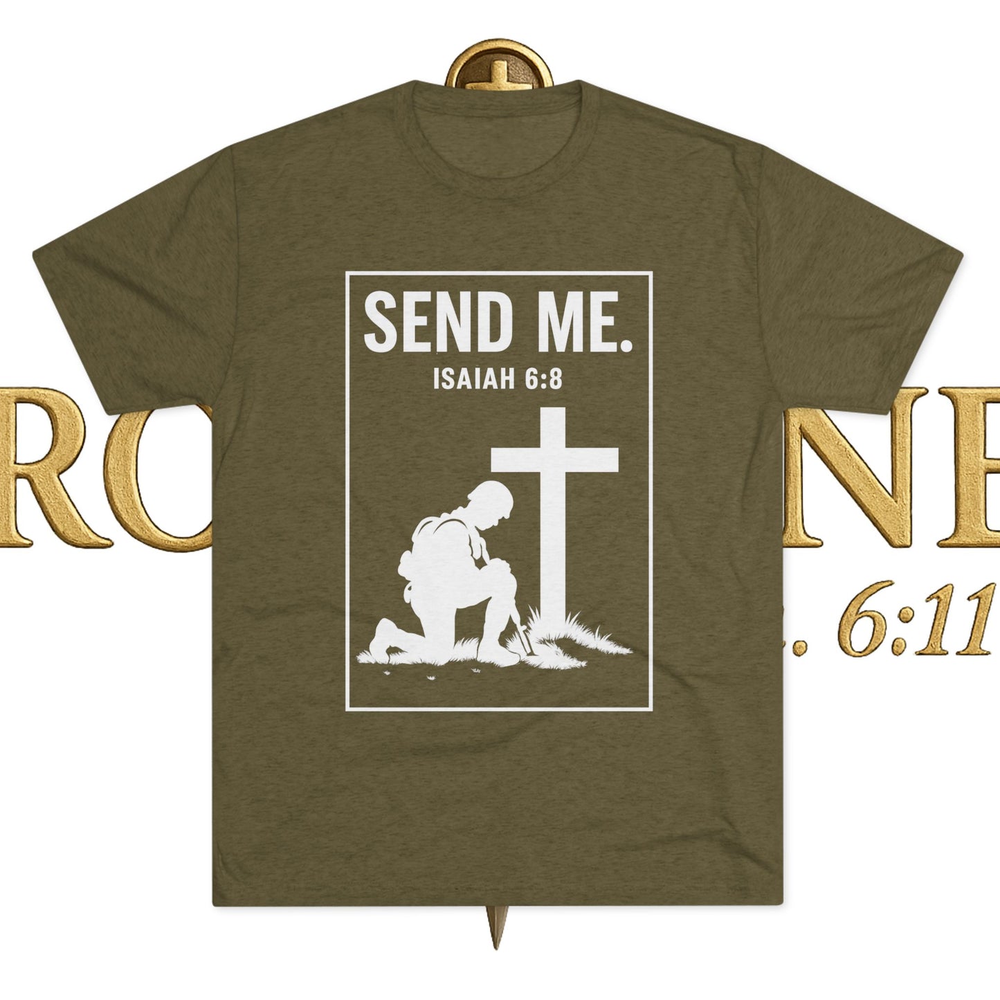 Send Me Unisex Tri-Blend Crew Tee