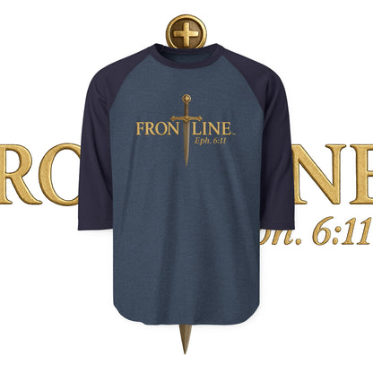 Unisex Frontline Three-Quarter Sleeve Raglan Shirt