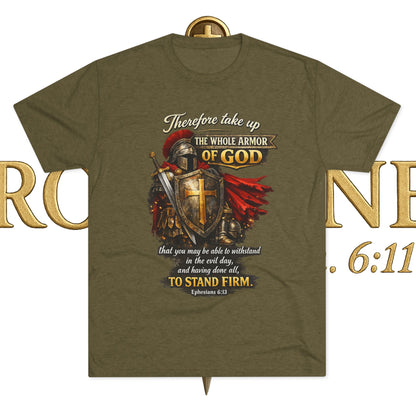 Armor of God Unisex Tri-Blend Crew Tee