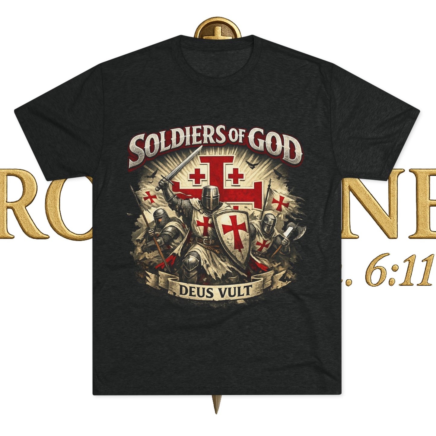 Templar Unisex Tri-Blend Crew Tee