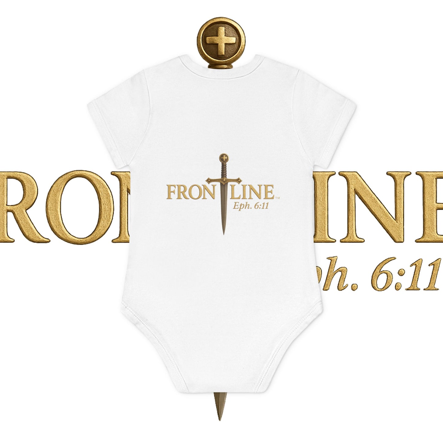 Baby Jesus Saves Organic Short Sleeve Bodysuit