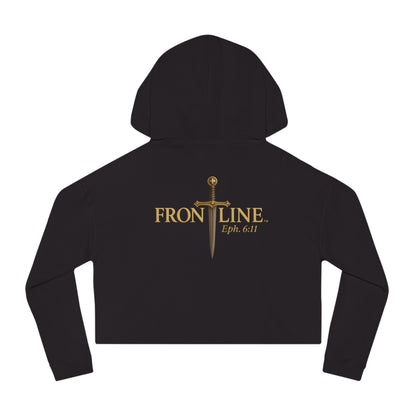 Send Me Women’s Cropped Hooded Sweatshirt