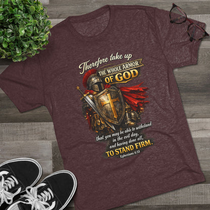 Armor of God Unisex Tri-Blend Crew Tee
