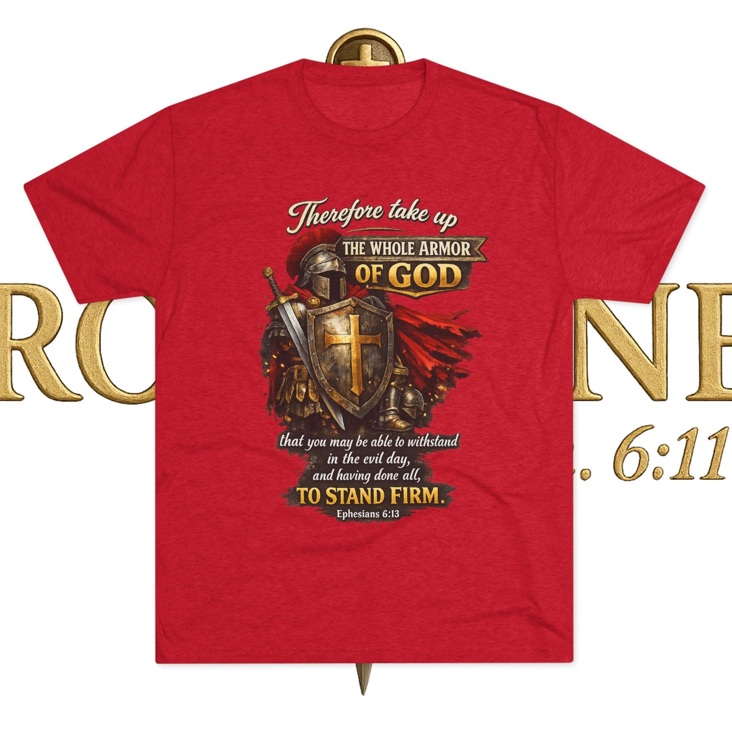 Armor of God Unisex Tri-Blend Crew Tee