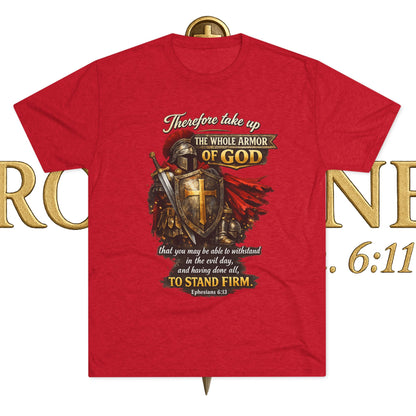 Armor of God Unisex Tri-Blend Crew Tee