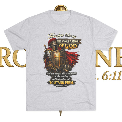 Armor of God Unisex Tri-Blend Crew Tee