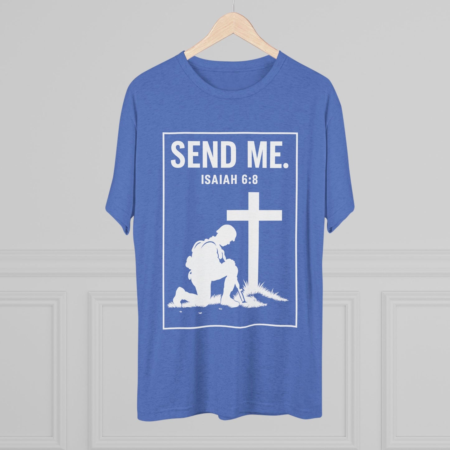 Send Me Unisex Tri-Blend Crew Tee