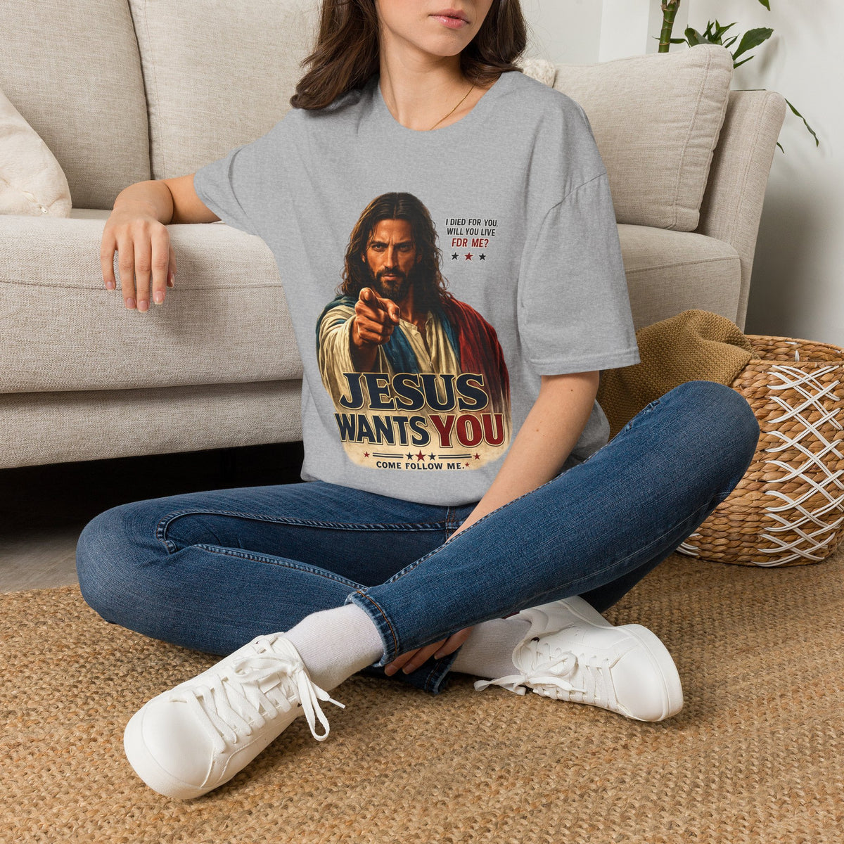 Jesus Wants You Unisex Softstyle T-Shirt