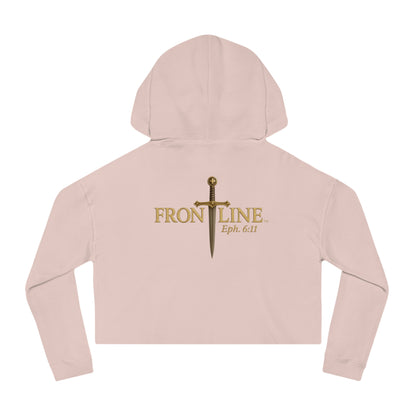 Send Me Women’s Cropped Hooded Sweatshirt