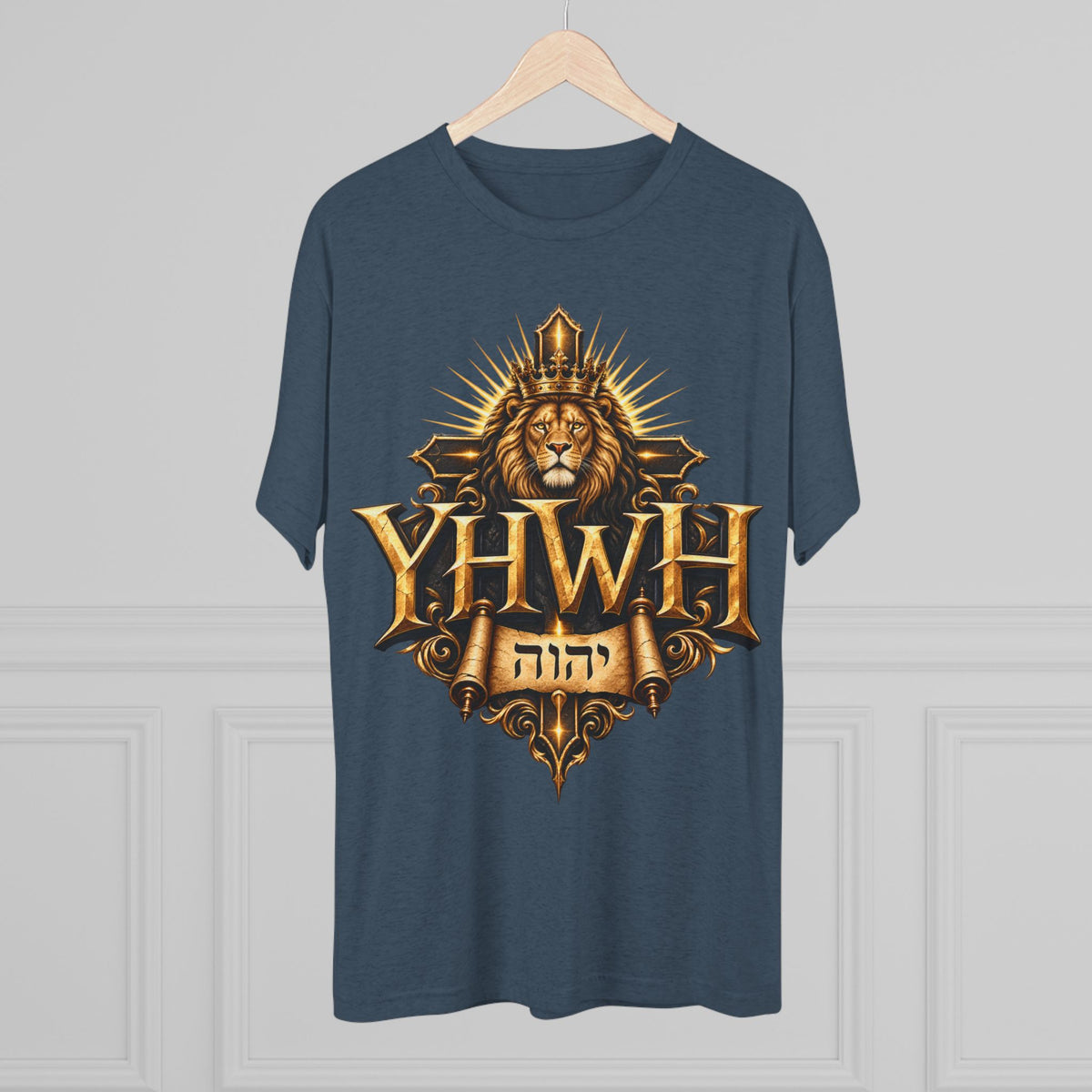 YHWH Unisex Tri-Blend Crew Tee