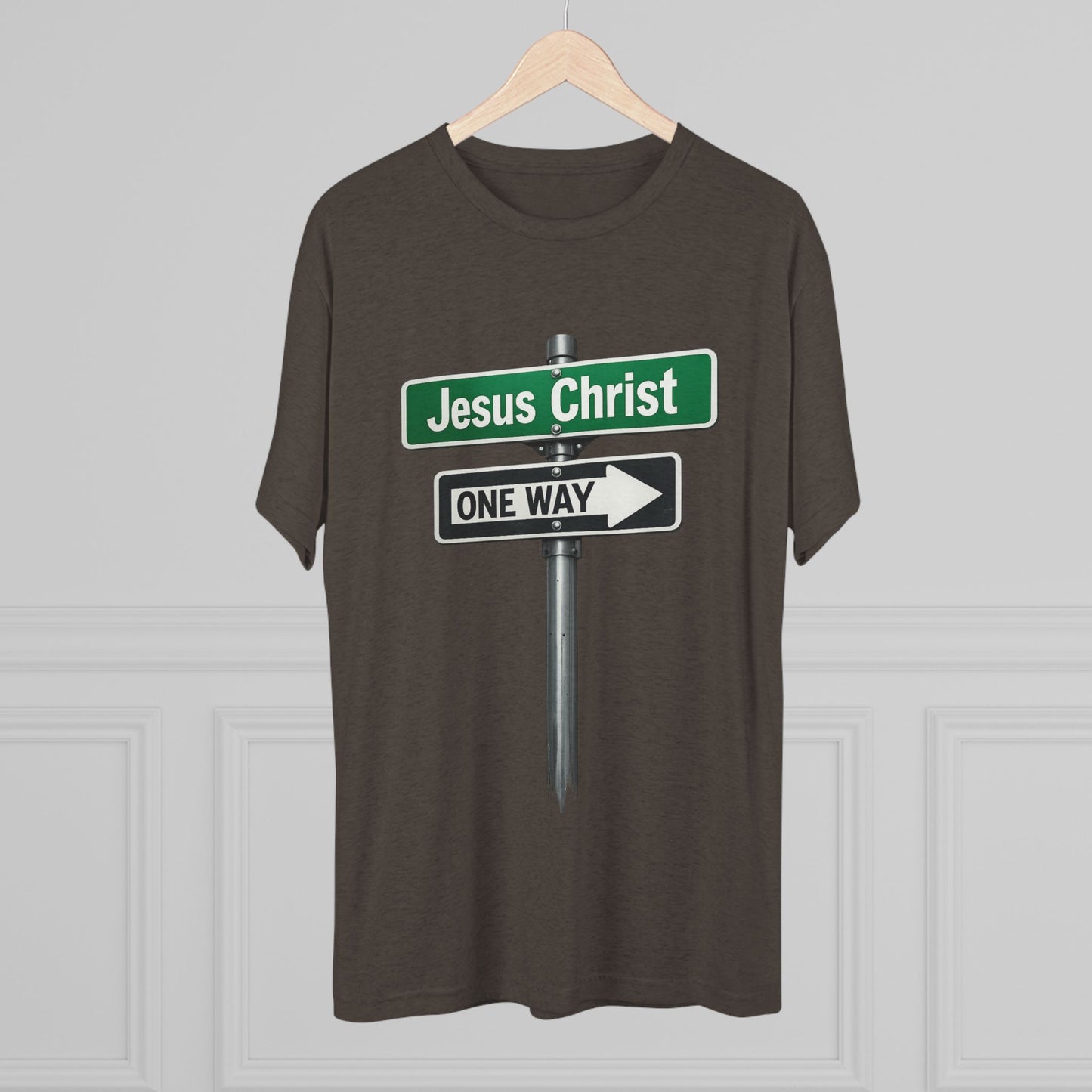 Jesus is The Way Unisex Tri-Blend Crew Tee