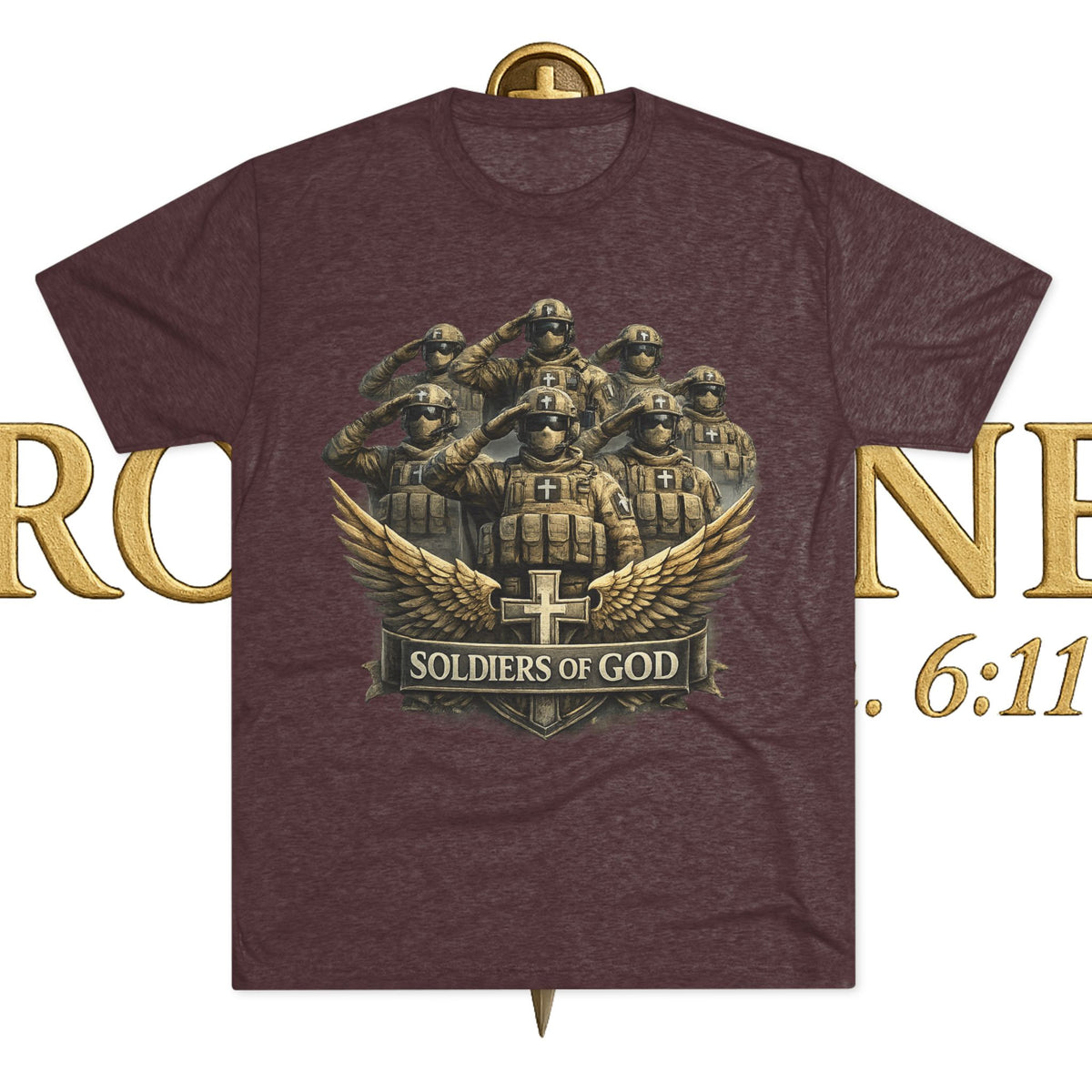 Salute Unisex Tri-Blend Crew Tee