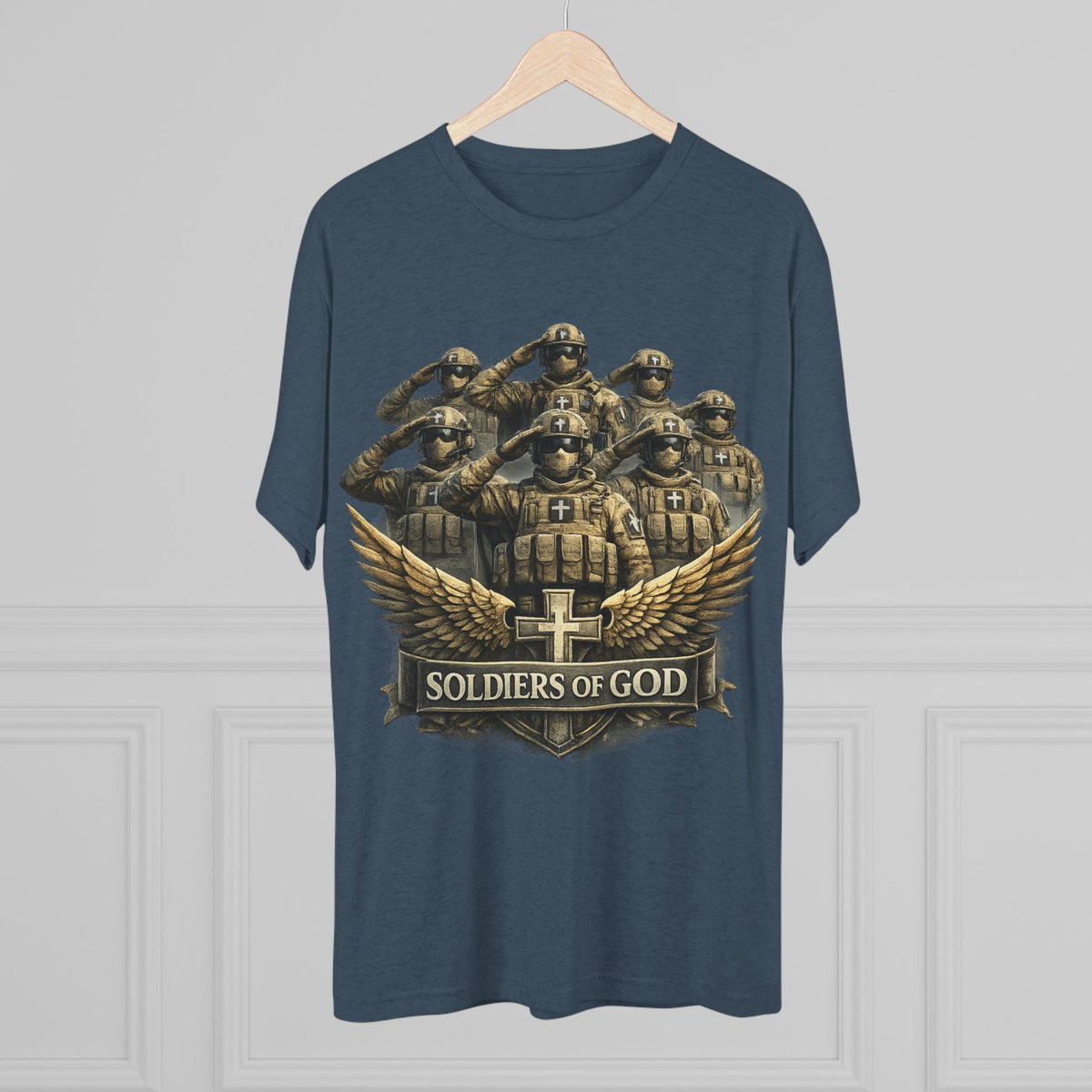 Salute Unisex Tri-Blend Crew Tee
