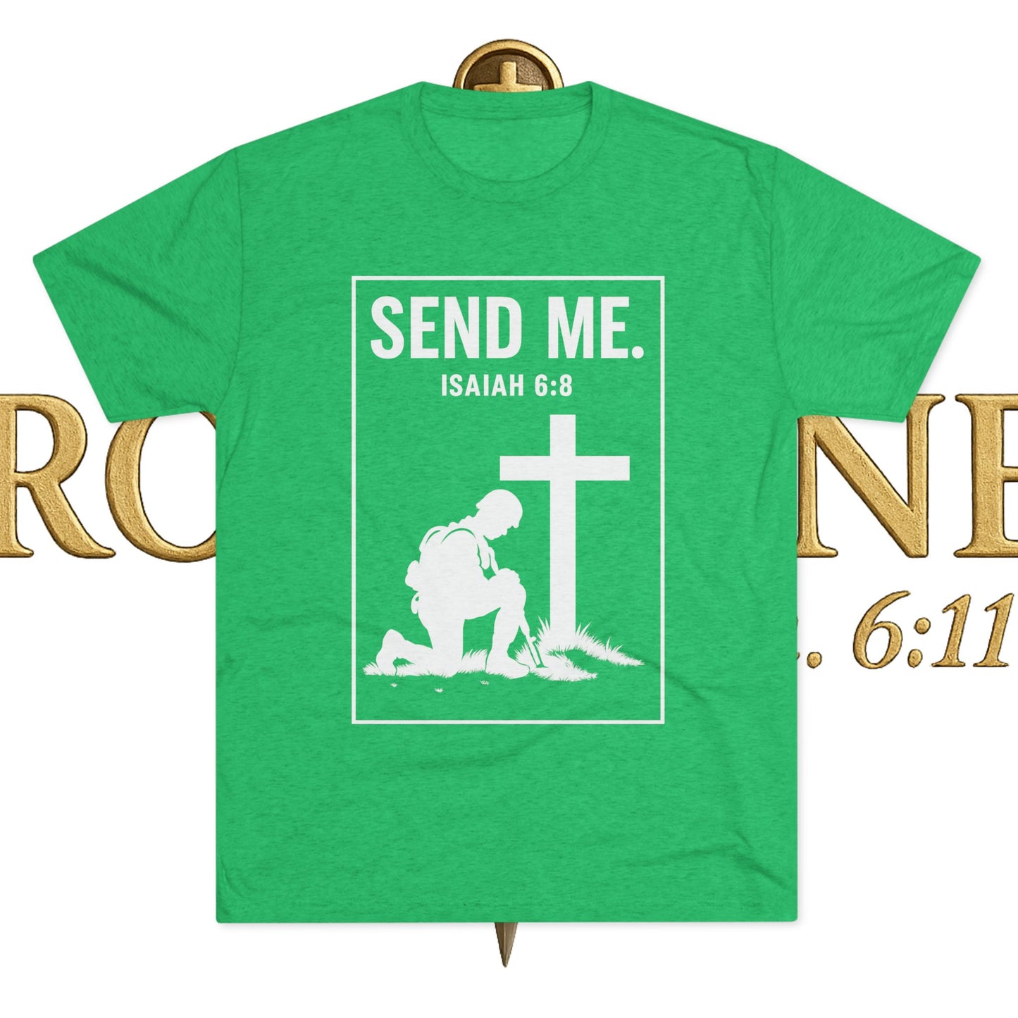 Send Me Unisex Tri-Blend Crew Tee