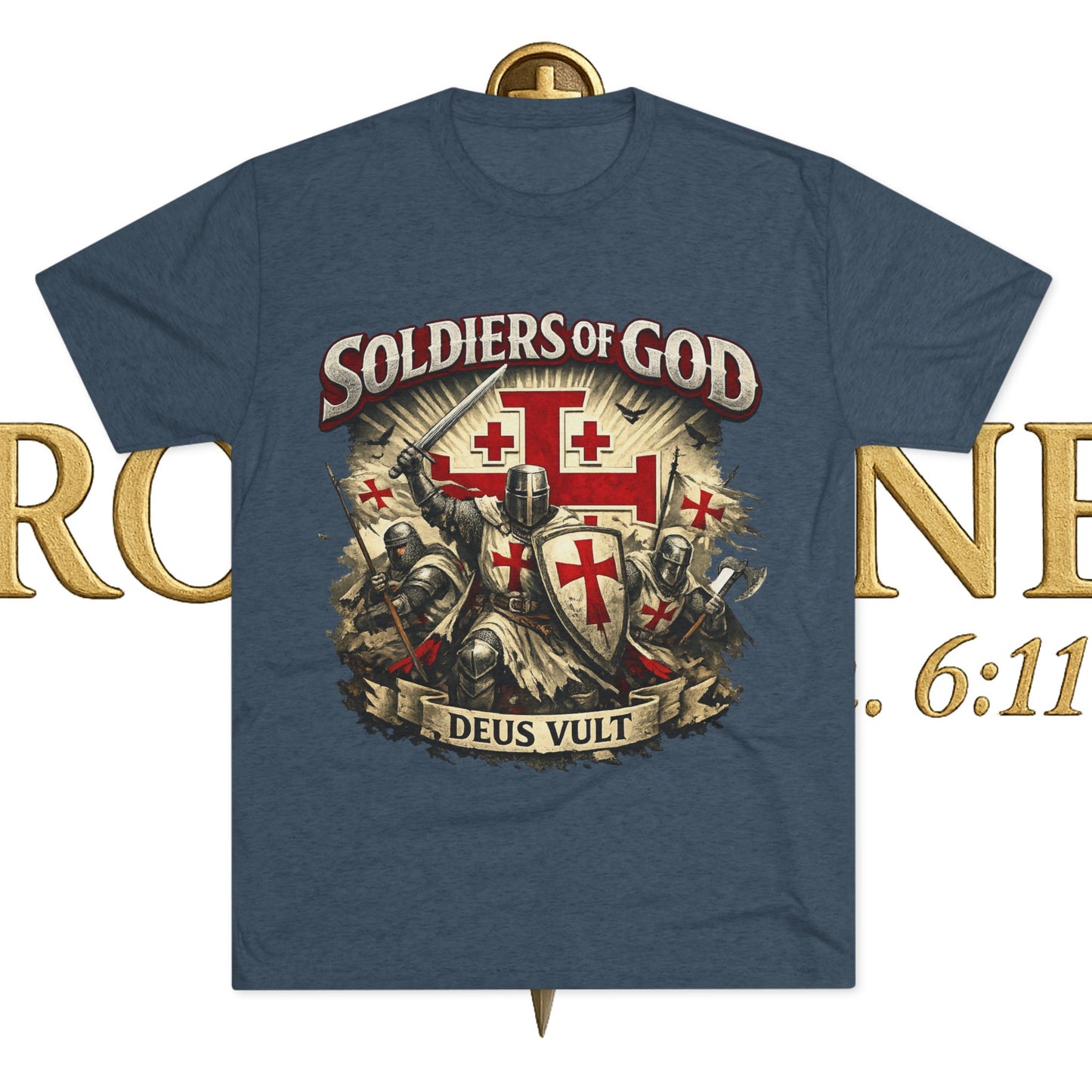 Templar Unisex Tri-Blend Crew Tee