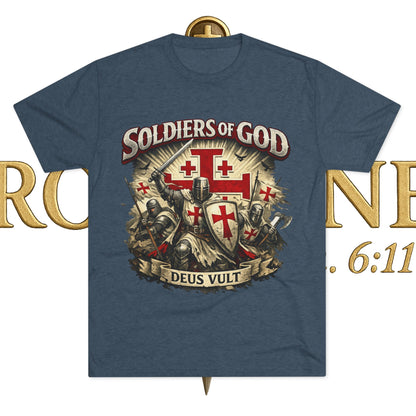 Templar Unisex Tri-Blend Crew Tee