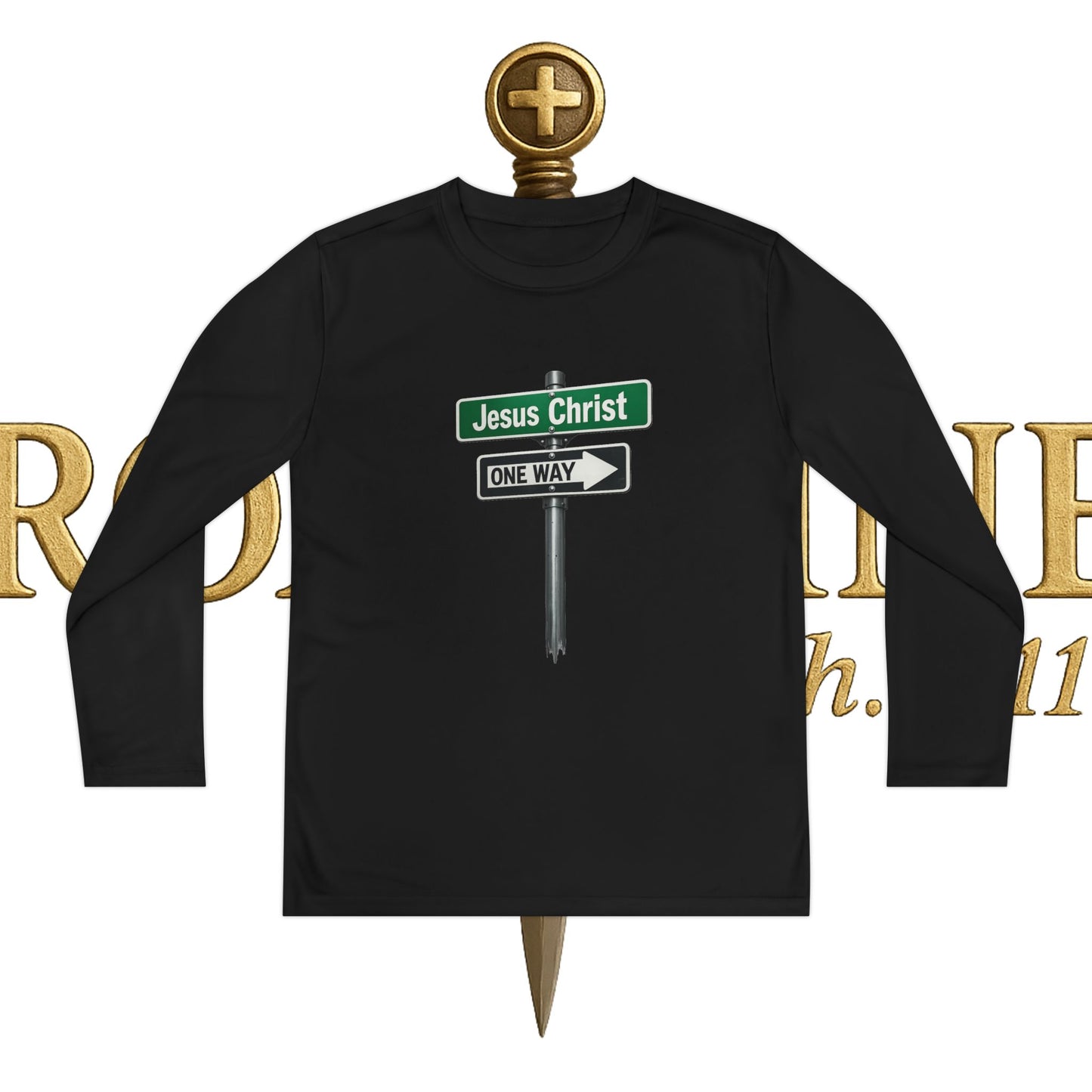 Youth Jesus is The Way Long Sleeve Competitor Tee