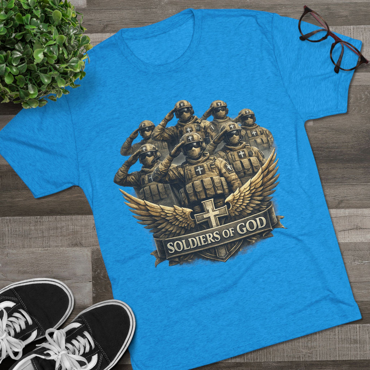 Salute Unisex Tri-Blend Crew Tee