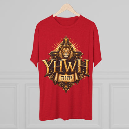 YHWH Unisex Tri-Blend Crew Tee