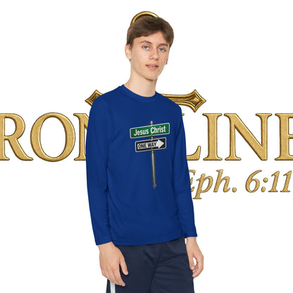 Youth Jesus is The Way Long Sleeve Competitor Tee