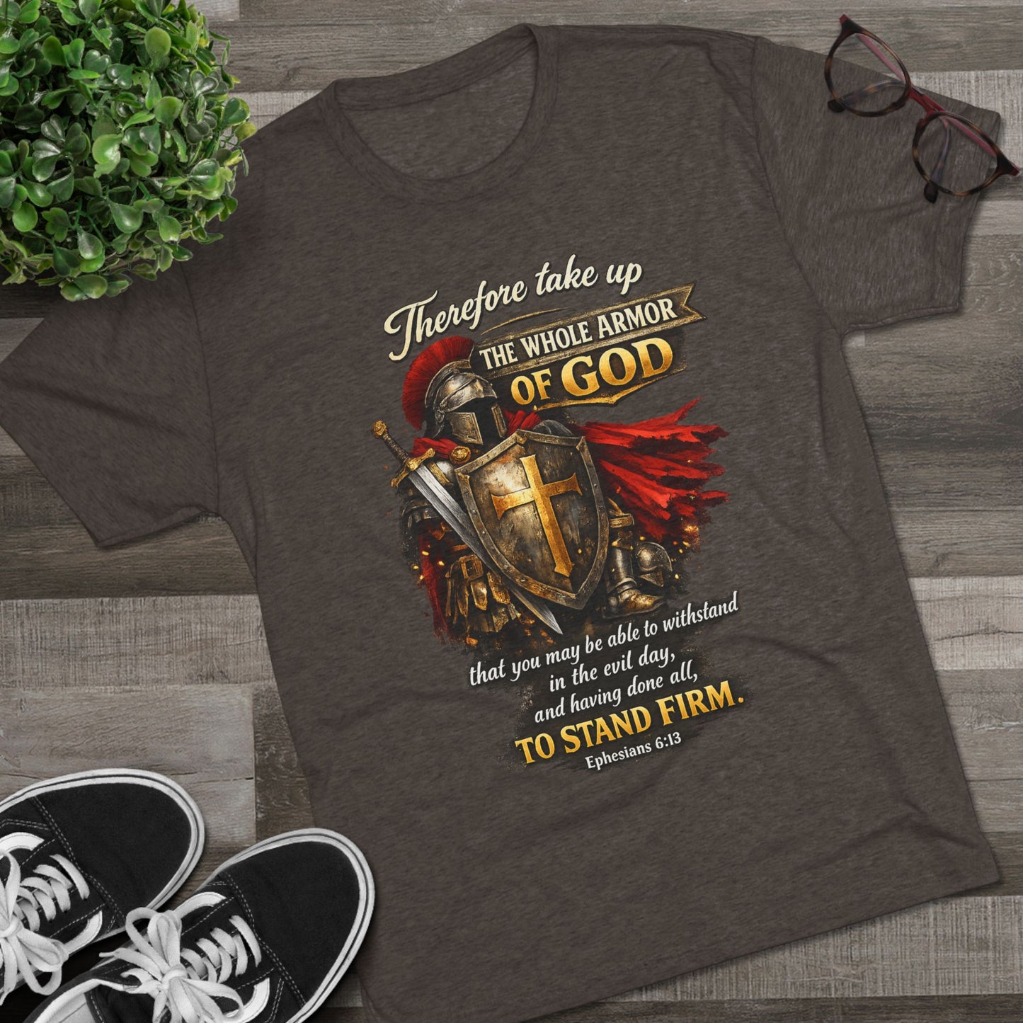 Armor of God Unisex Tri-Blend Crew Tee
