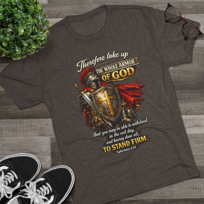 Armor of God Unisex Tri-Blend Crew Tee