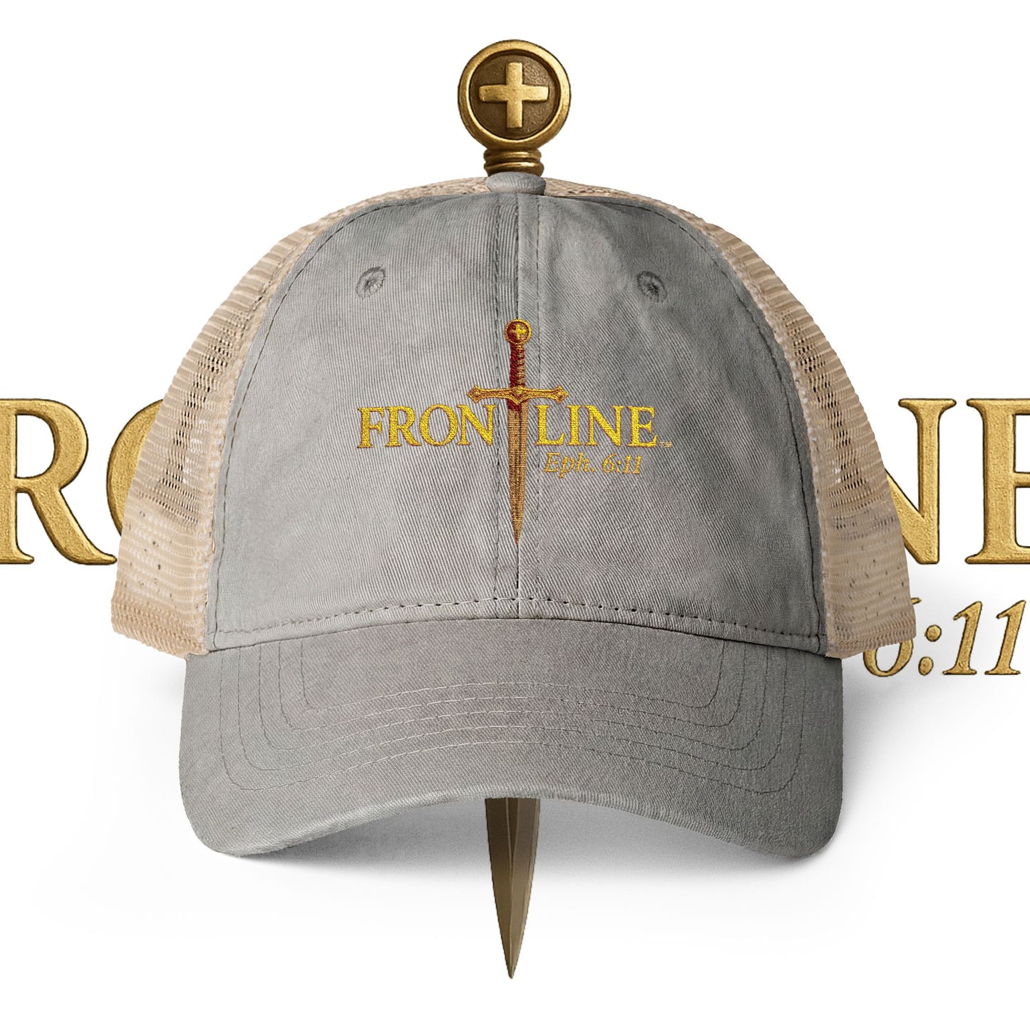 Frontline Women's Washed Mesh-Back Cap