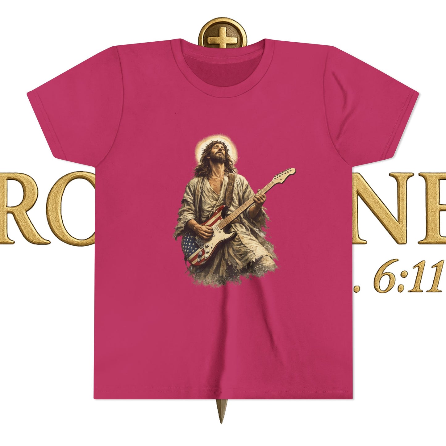 Youth Jesus Rocks Short Sleeve Tee