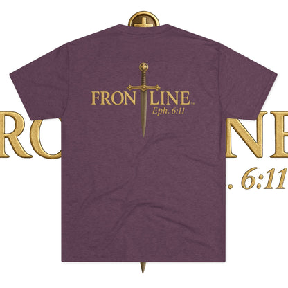 Saved but Not Soft Unisex Tri-Blend Crew Tee