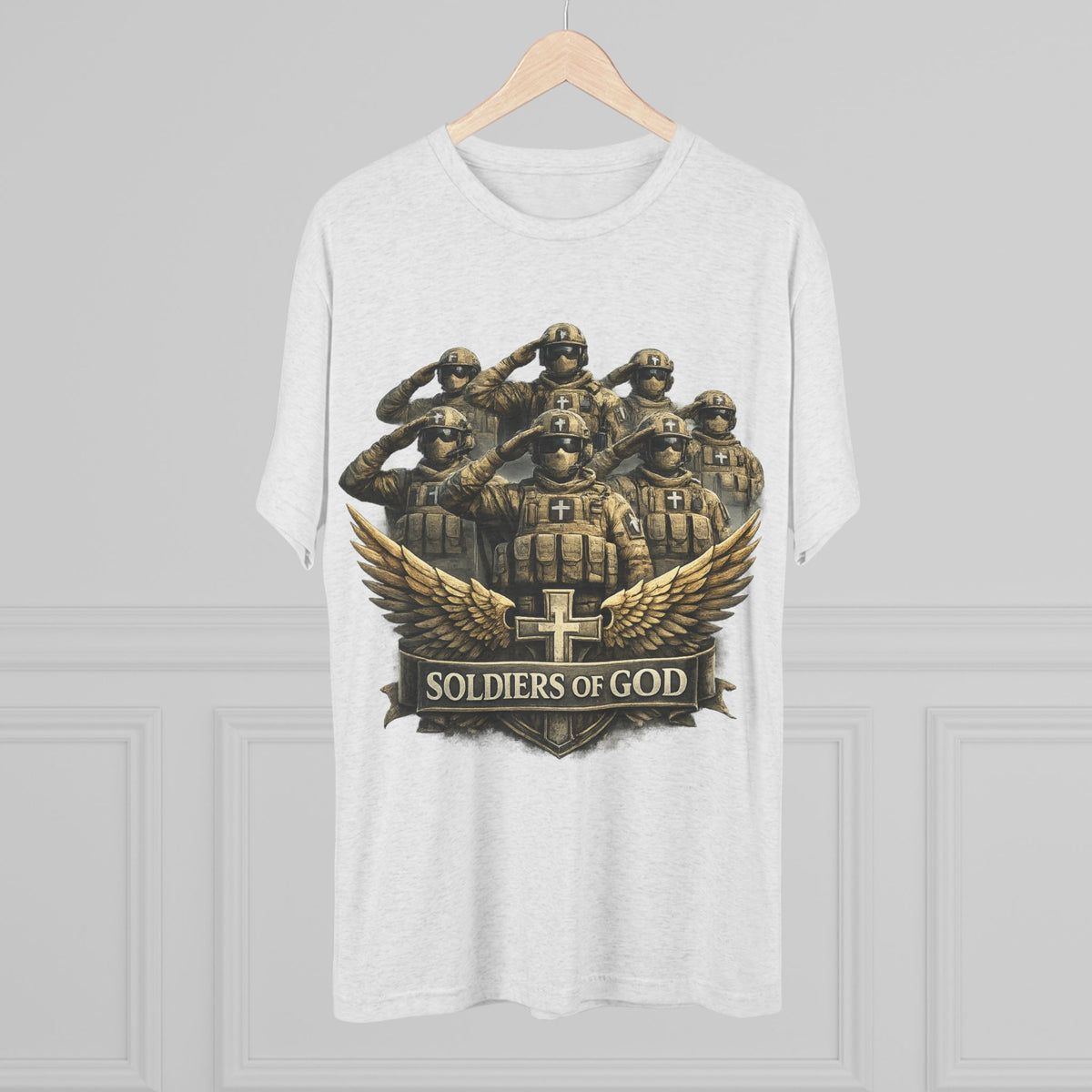 Salute Unisex Tri-Blend Crew Tee