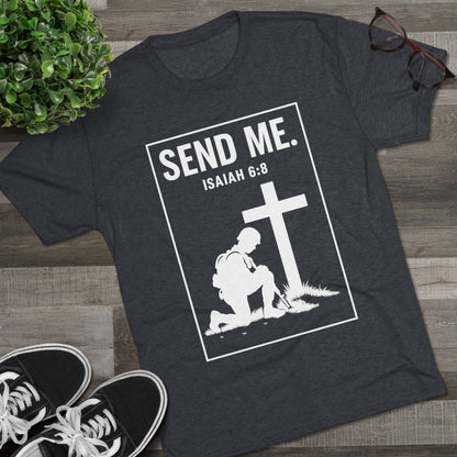Send Me Unisex Tri-Blend Crew Tee
