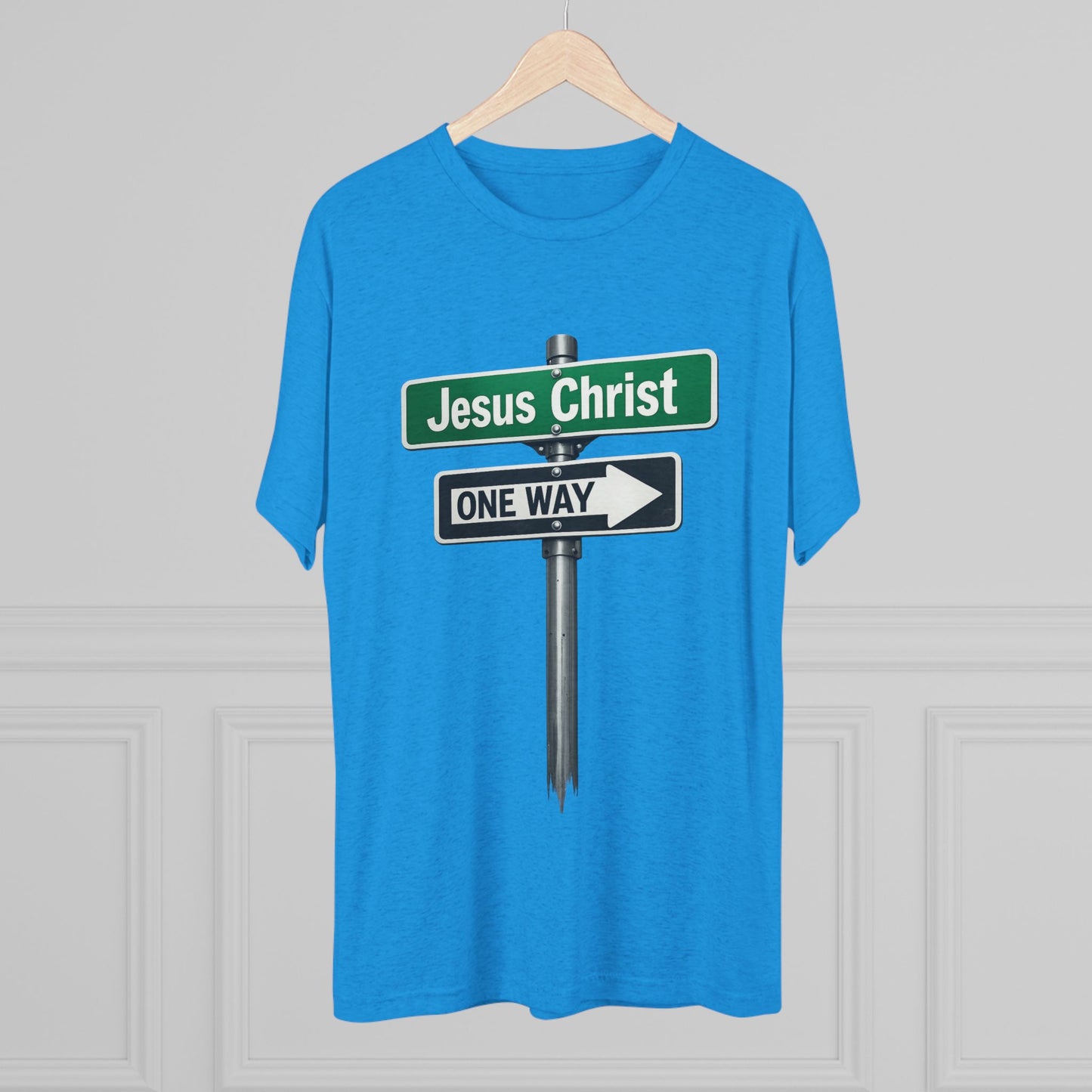 Jesus is The Way Unisex Tri-Blend Crew Tee